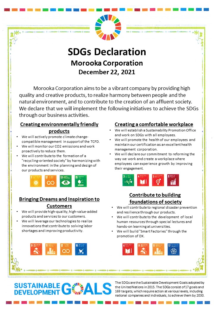our Sustainalble development goals